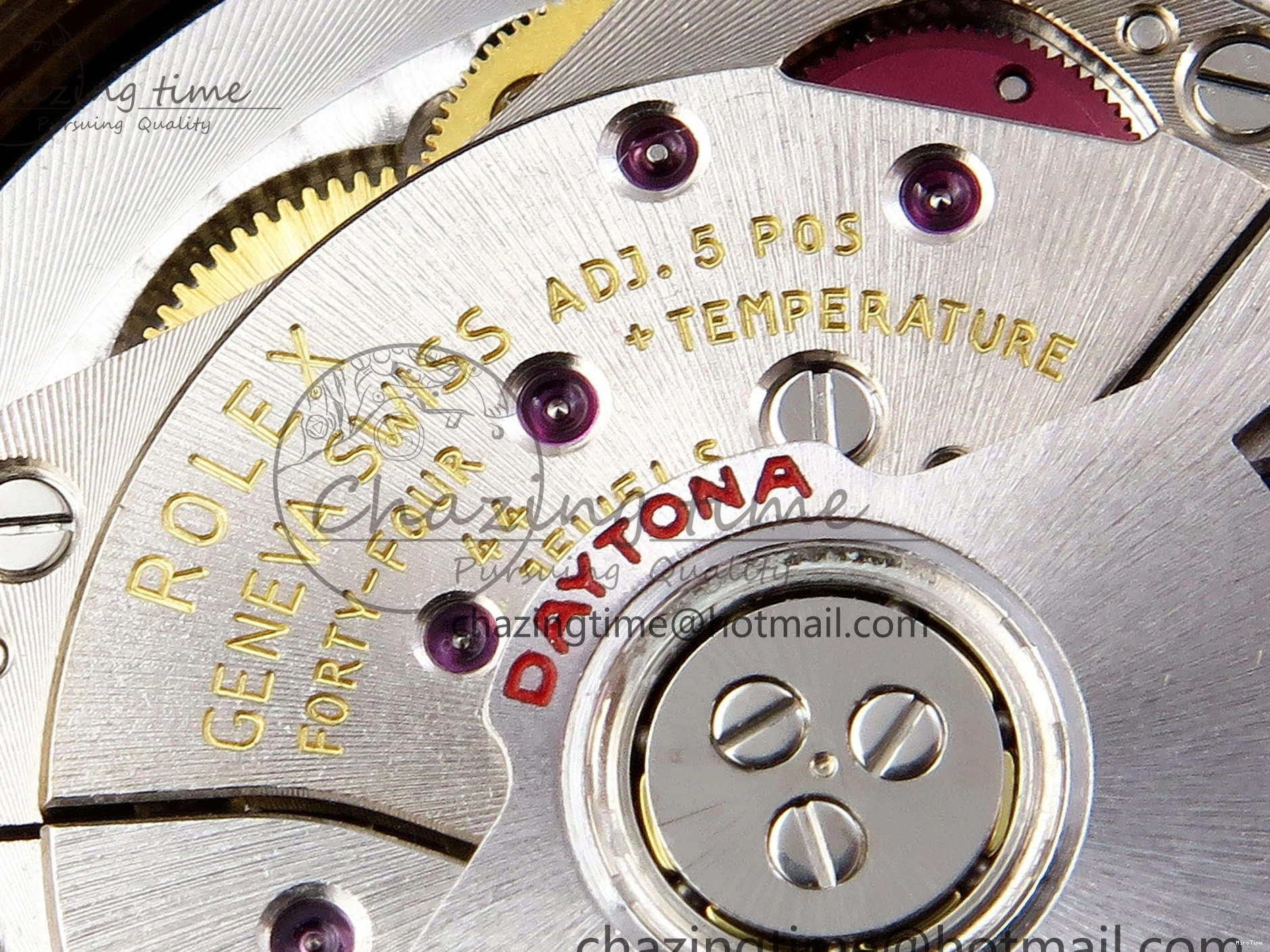 MiroTime 0106 DAYTONA 116518 APSF 1:1 BEST EDITION BLACK DIAL ON OYSTERFLEX RUBBER STRAP SH RelaxedFit 1782